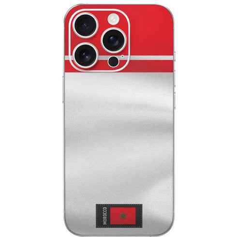 Morocco Soccer Flag iPhone 16 Pro Skin